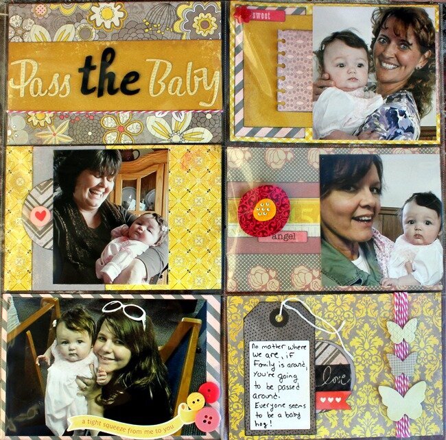Pass The Baby (layout made of 4x6 cards)
