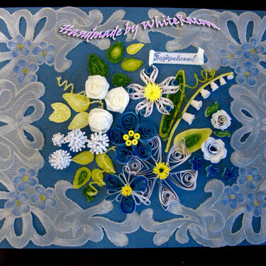 Quilling &amp; pergamano card