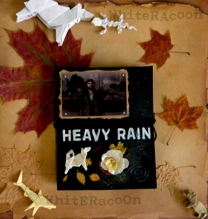 Cover of a minibook about &quot;Heavy Rain&quot; PS3