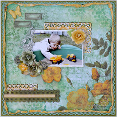 Yellow Trucks -My Creative Scrapbook November Limited Edition Kit