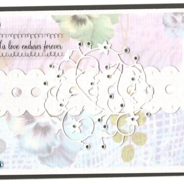 Vellum Bling Note Card