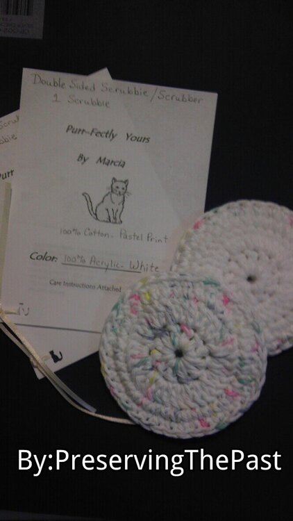 Crocheted Double Sided Scrubbies