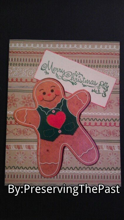 Gingerbread Boy -- Recycled