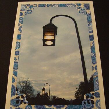 Photo Card -- Evening Lanterns
