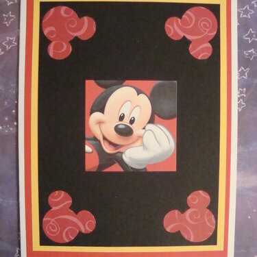 Mickey Mouse Notecard