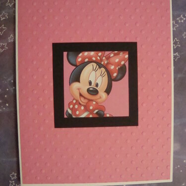 Minnie Mouse Notecard