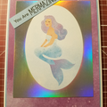 A2 Sized Mermaid Thank You Card