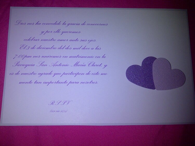 Wedding card