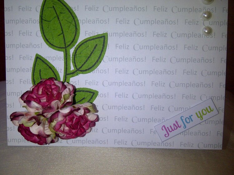 happy b-day card. spanish version