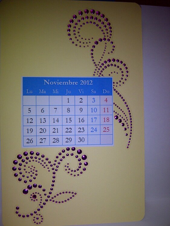 Personalize Calendar Noviembre