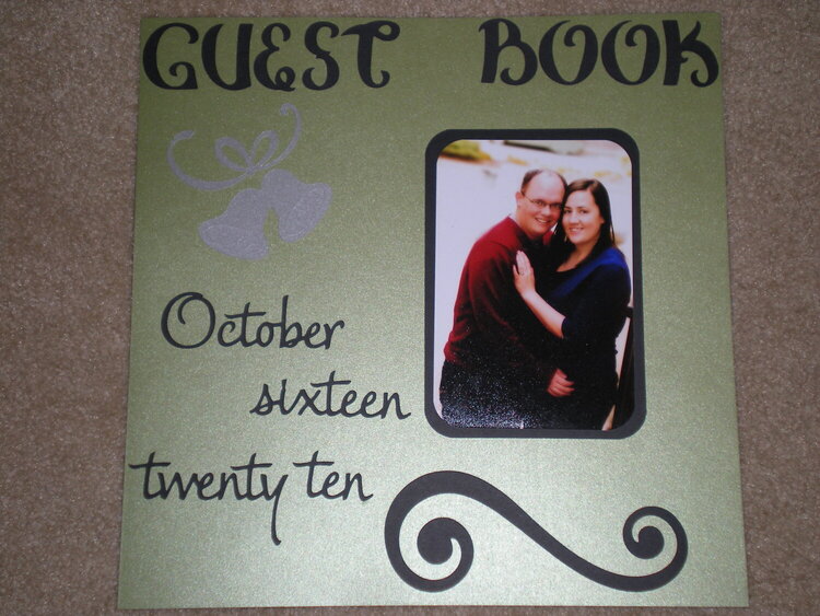 Wedding guest book