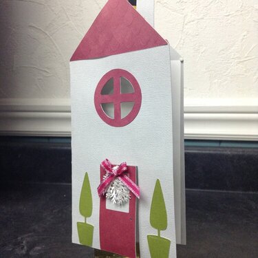 New home Wine bottle tag/card