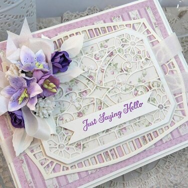 Just Saying Hello Card by Teresa Horner