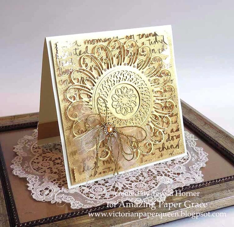 Golden Anniversary Wedding Card by Teresa Horner