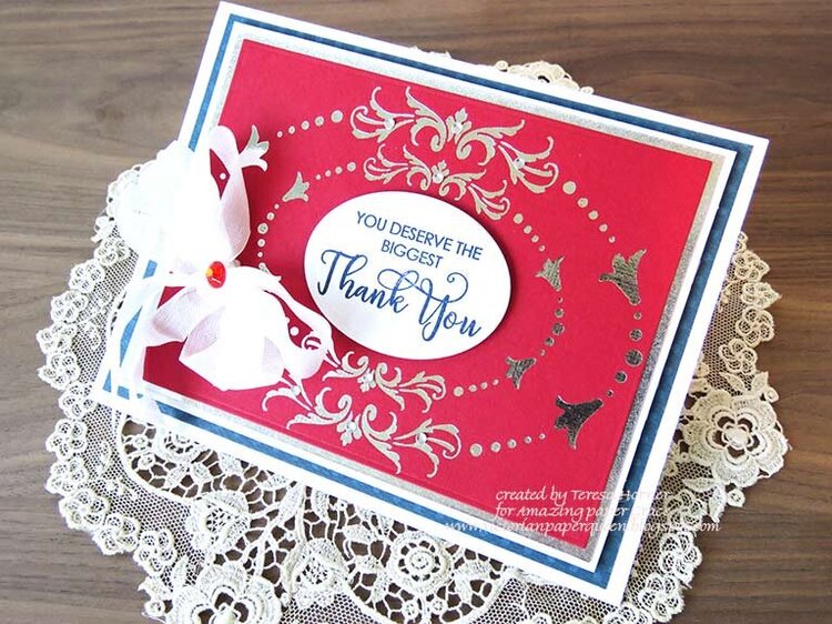 You deserve the biggest Thank you card by Teresa Horner