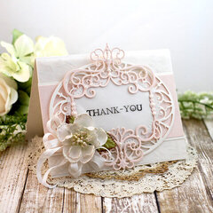 Victorian Thank you card by Teresa Horner