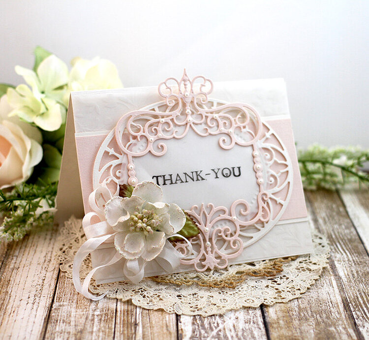 Victorian Thank you card by Teresa Horner