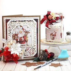 Santa Claus Card and a matching gift box