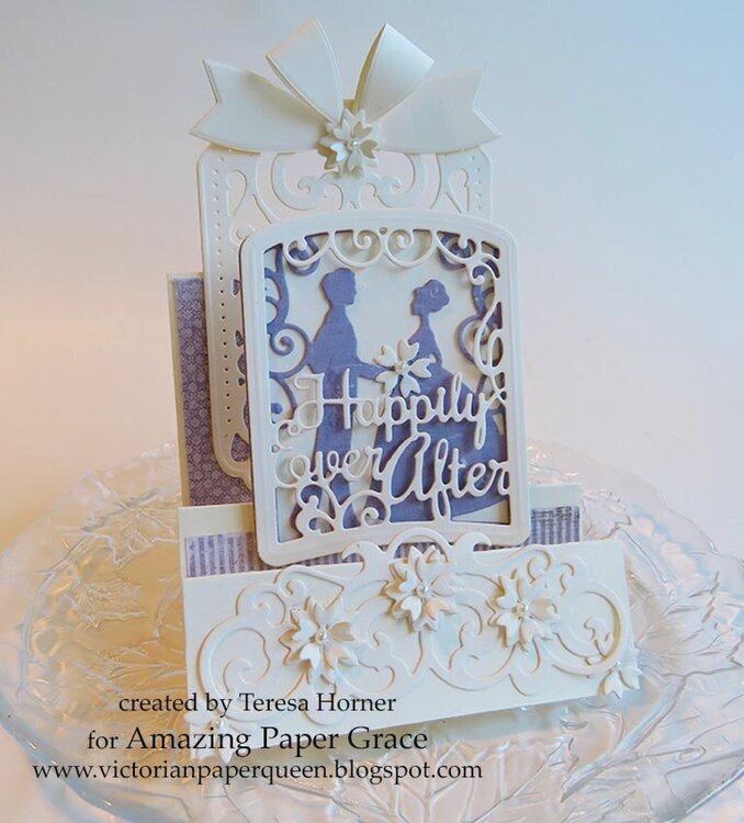 Happily Ever After 3D Z card by Teresa Horner