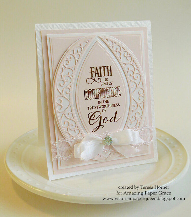 Faith is card by Teresa Horner