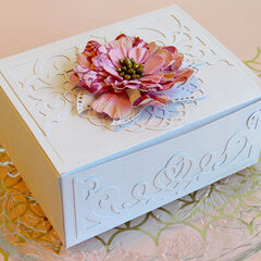 Vintage flowered gift box by Teresa Horner