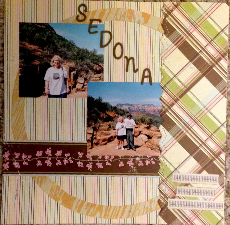 Sedona- Great Outdoors challenge at Frosted Designs