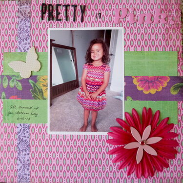 Its About a Girl - June 15th challenge - bright colors &amp; patterns