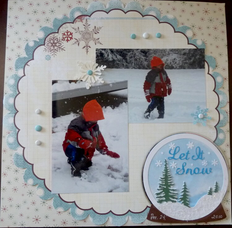 Frosted Designs - use brads challenge