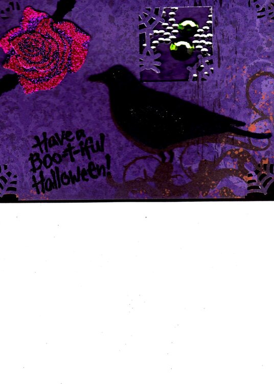 Amanda&#039;s Halloween window card