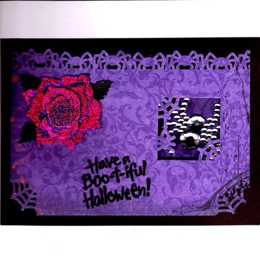 Samantha&#039;s Halloween window card