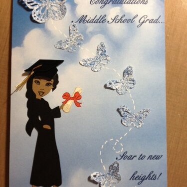 Daughters graduation card