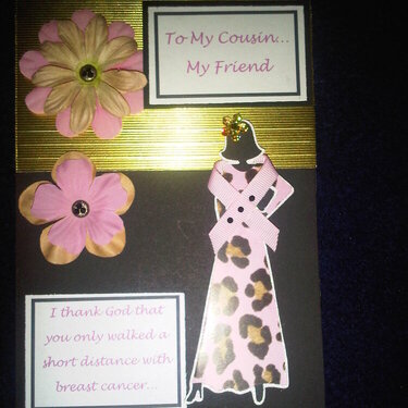 Birthday Card for Breast Cancer survivor