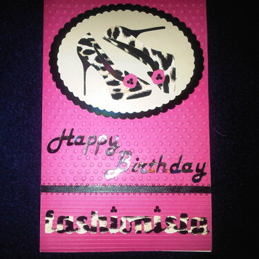 High Heel Shoes Birthday Card