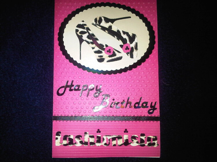 High Heel Shoes Birthday Card