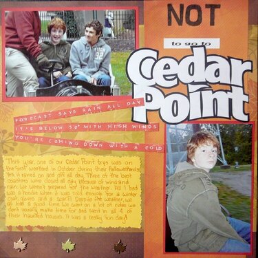 3 Reasons Not to go to Cedar Point (page 2)