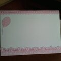 Birthday card envelope