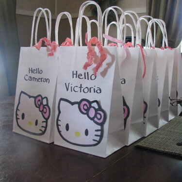 Hello Kitty treat bags