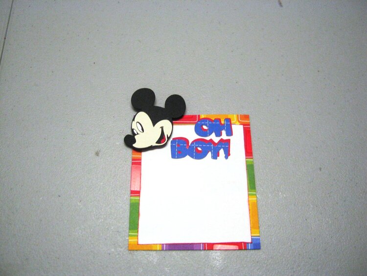 Mickey Mouse Journal Box
