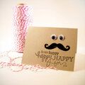 minicard "So happy for your" birthdaycard