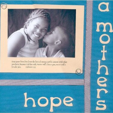 a mother&#039;s hope--scripture challenge 3