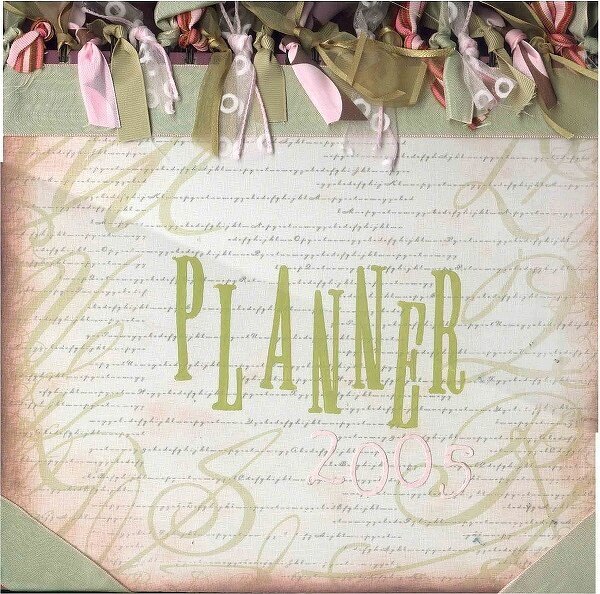 My scrapbook planner for 2005