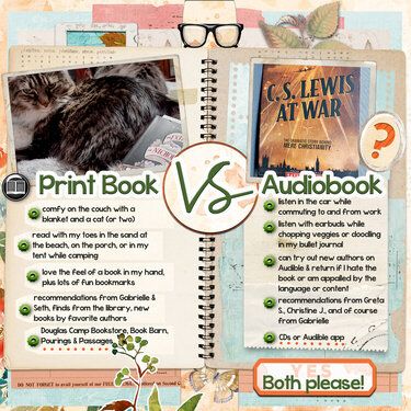 Print Book vs Audibook