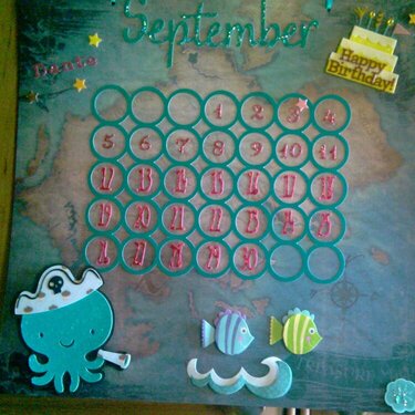 Under the Sea Calendar