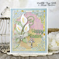 Easter Card with Lilies