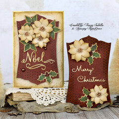Noel Christmas Card and Gift Tag