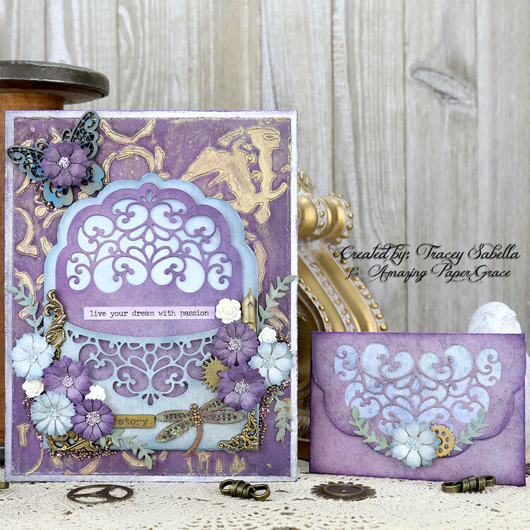 Vintage Pocket Card with Steampunk Touches