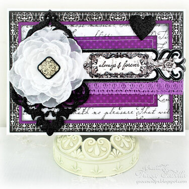 Always &amp; Forever Wedding Card ~ DT for Leaky Shed Studio