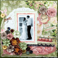 "Cherish this Moment" **ScrapThat! March "New Blooms" Kit Reveal DT**