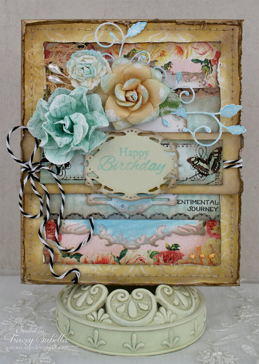 &quot;Happy Birthday&quot; Card ~ DT for C&#039;est Magnifique