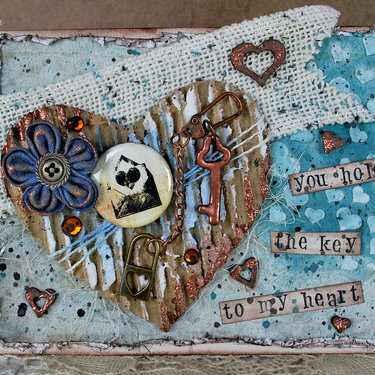 "Key to My Heart" card ~ DT for Donna Salazar